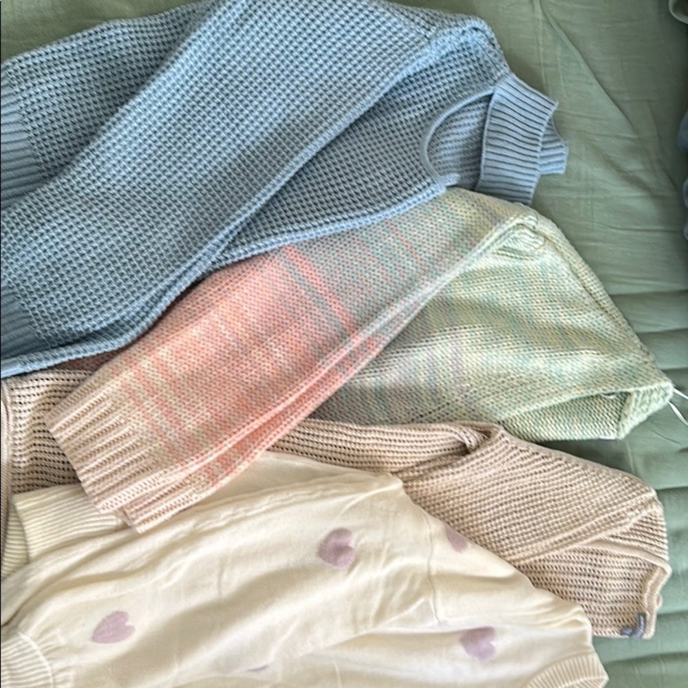 FIVE Sweaters/Knits Bundle -Anthropologie, Revolve